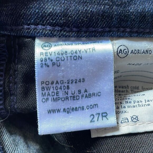 AG Adriano Goldschmied Middi Mid-Rise Legging Jeans - Picture 5 of 8